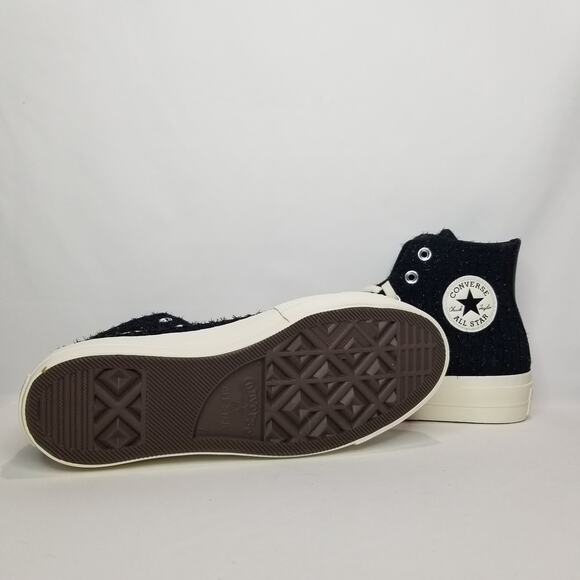 Converse Women's CTAS Lift Platform Tweed Shimmer Hi Tops Size 9 A12740C NWT - Picture 9 of 10